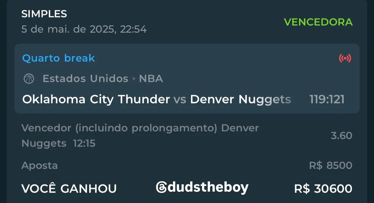 Thunder vs Nuggets